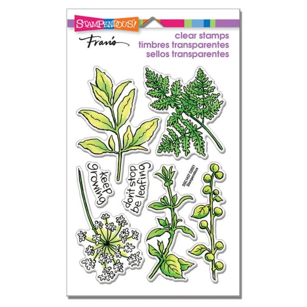 Stampendous - Stempelset "Wild Greens" Clear Stamps