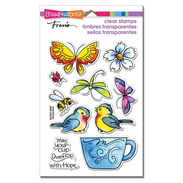 Stampendous - Stempelset "Winged Cup" Clear Stamps