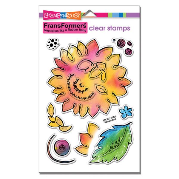 Stampendous - Stempelset "Sunflower FransFormer" Clear Stamps