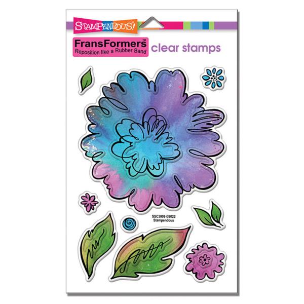 Stampendous - Stempelset "Peony FransFormer" Clear Stamps