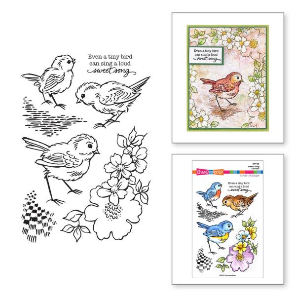 Stampendous - Stempelset "Sweet Song" Clear Stamps