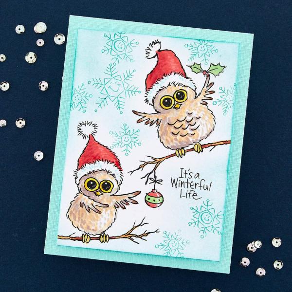 Stampendous - Stempelset "FransFormer Snow Birds" Clear Stamps