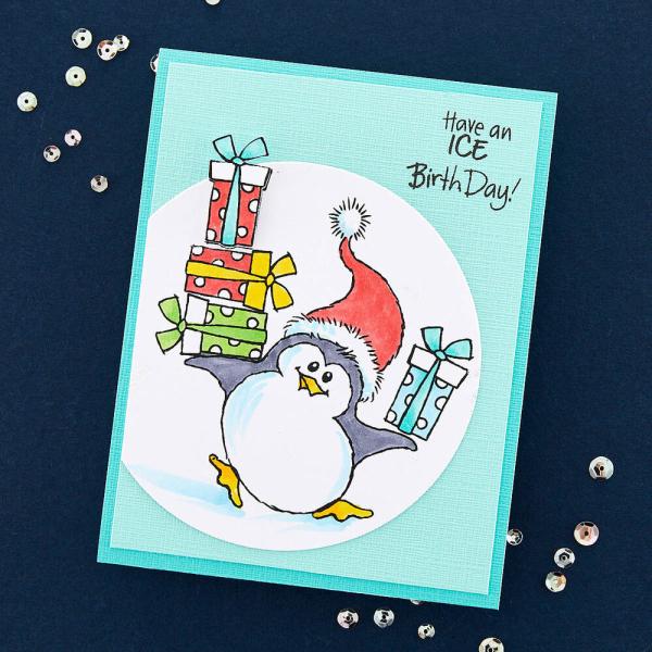 Stampendous - Stempelset "FransFormer Snowy Penguins" Clear Stamps