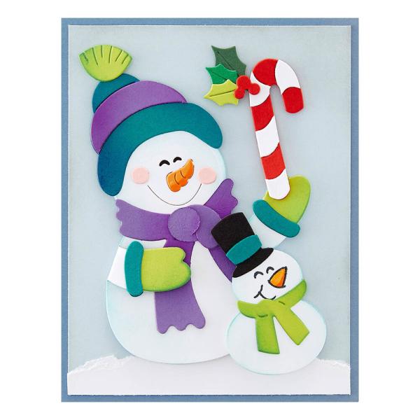 Stampendous - Stanzschablone "Snowman Hugs" Dies