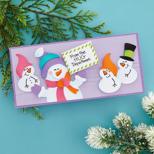 Stampendous - Stanzschablone "Snowman Hugs" Dies