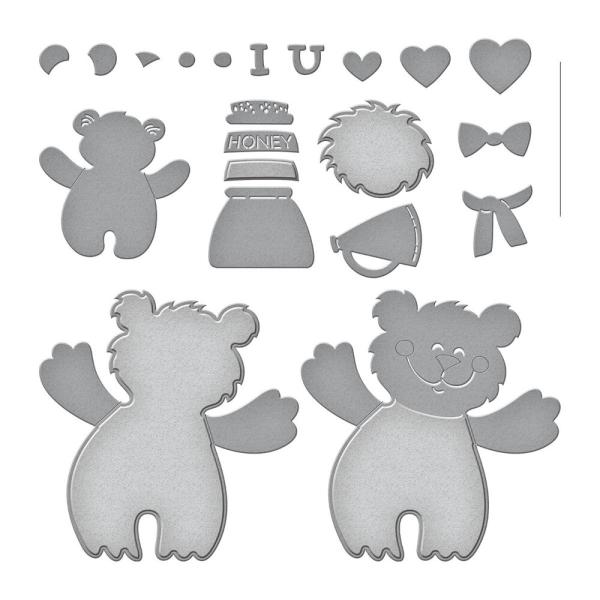 Stampendous - Stanzschablone "Bear Hugs" Dies