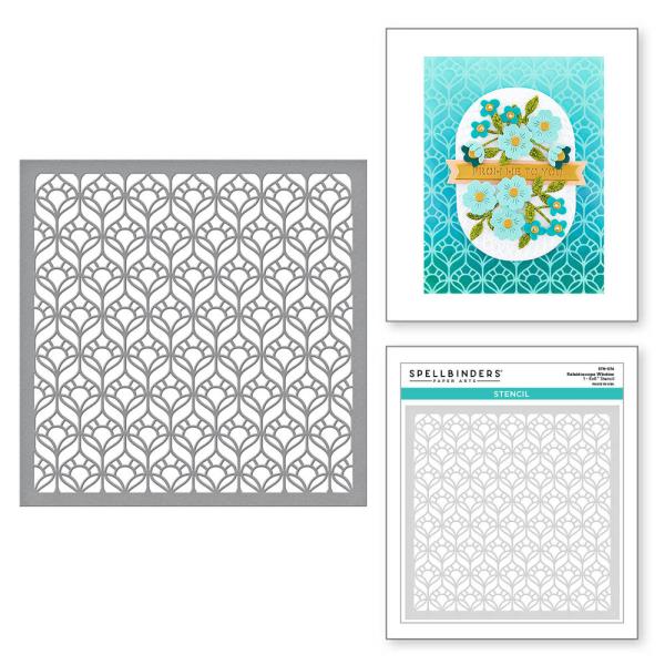 Spellbinders - Schablone "Kaleidoscope Window" Stencil