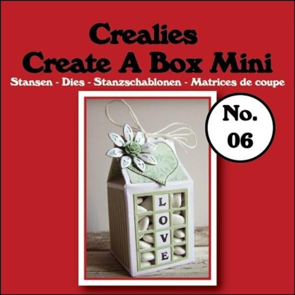 Crealies - Stanzschablone "No.06 Milchpackung" Create A Box Mini Dies