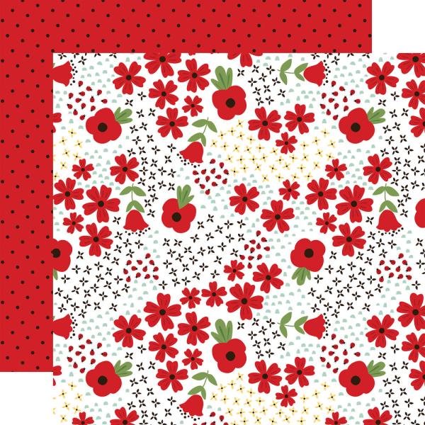 Echo Park - Designpapier "Little Ladybug" Paper Pack 6x6 Inch - 24 Bogen