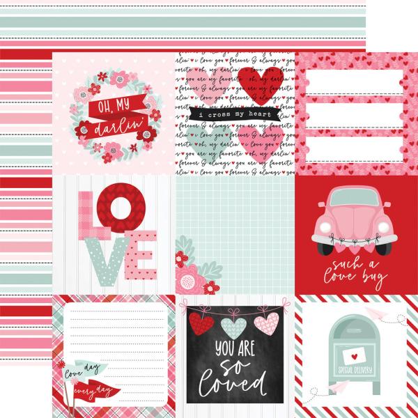 Echo Park - Designpapier "Love Notes" Collection Kit 12x12 Inch - 12 Bogen