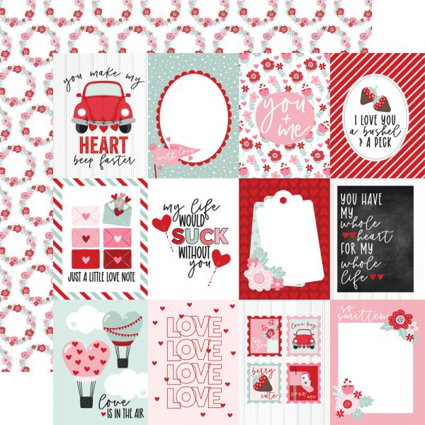 Echo Park - Designpapier "Love Notes" Paper Pack 6x6 Inch - 24 Bogen