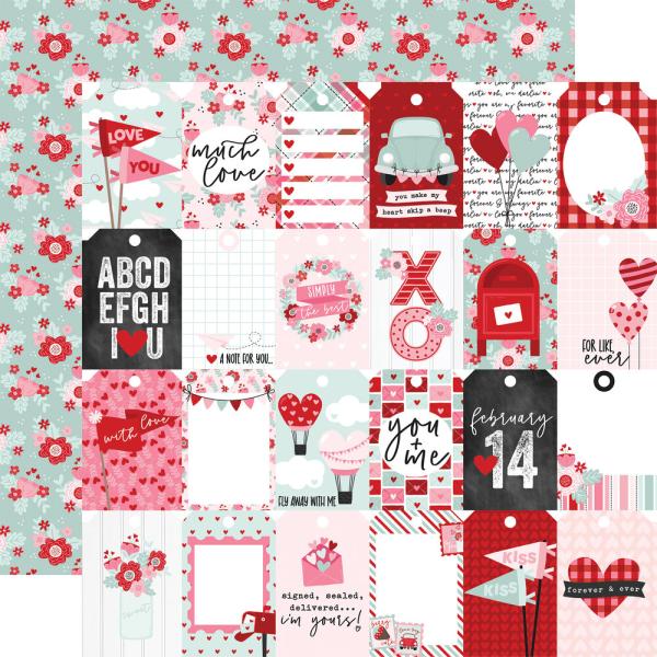 Echo Park - Designpapier "Love Notes" Paper Pack 6x6 Inch - 24 Bogen