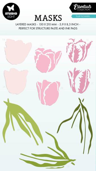 Studio Light - Schablone "Tulip Flowers" Stencil  