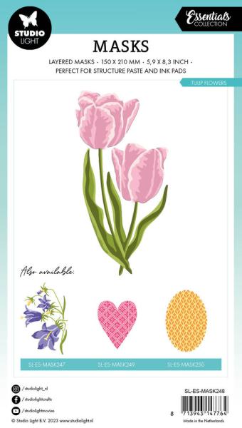 Studio Light - Schablone "Tulip Flowers" Stencil  