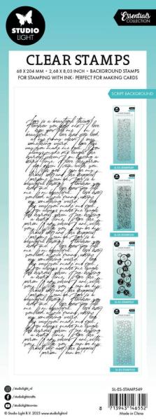 Studio Light - Stempel "Script Background" Clear Stamps