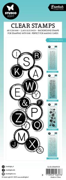 Studio Light - Stempel "Typewriter Keys" Clear Stamps