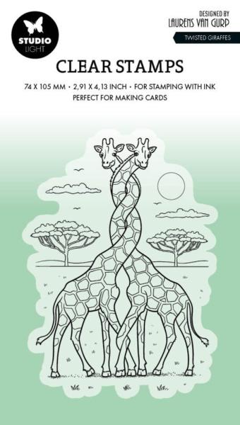 Studio Light - Stempelset "Twisted Giraffes" Clear Stamps Design by Laurens van Gurp