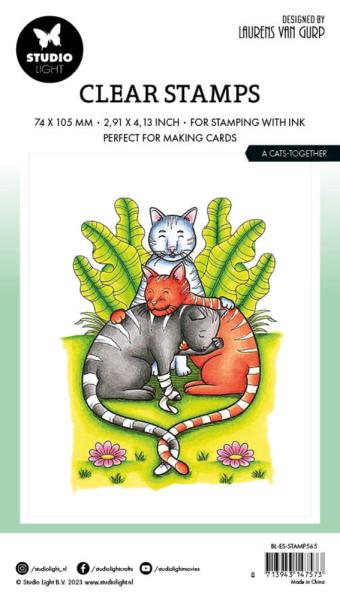 Studio Light - Stempelset "A Cats-Together" Clear Stamps Design by Laurens van Gurp