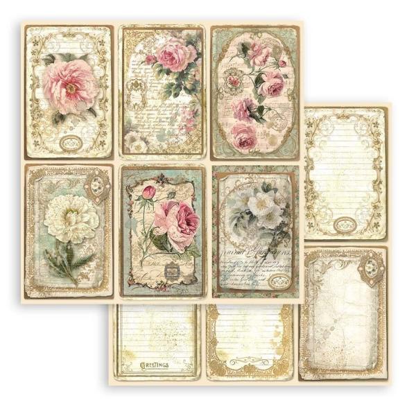 Stamperia - Designpapier "Precious" Paper Pack 8x8 Inch - 10 Bogen