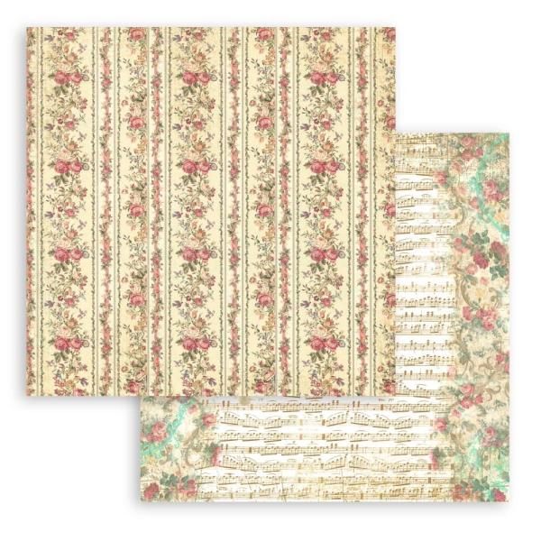 Stamperia - Designpapier "Precious" Paper Pack 8x8 Inch - 10 Bogen