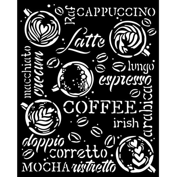 Stamperia - Schablone "Cappuccino" Stencil