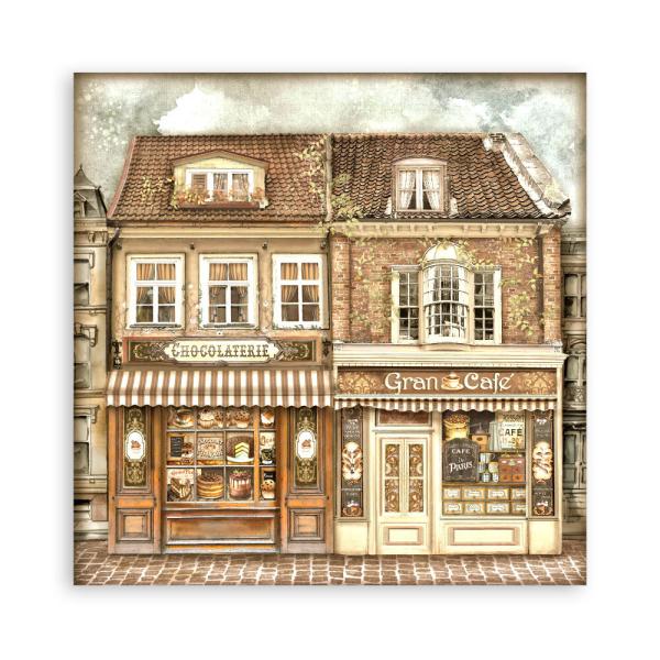 Stamperia - Designpapier "Coffee and Chocolate" Paper Pack 12x12 Inch - 10 Bogen