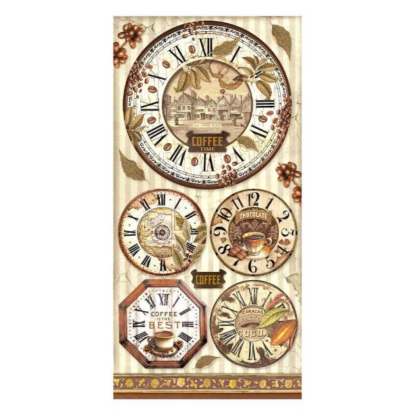 Stamperia - Designpapier "Coffee and Chocolate Collectables" Paper Pack 6x12 Inch - 10 Bogen