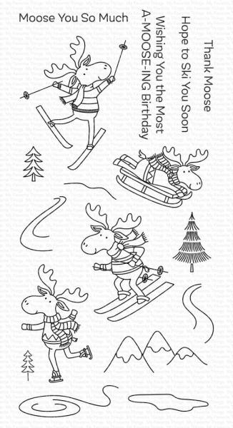 My Favorite Things - Stempelset "Merry Moose" Clear Stamps