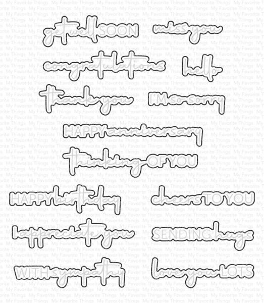 My Favorite Things - Stanzschablone "Something for Everything" Die-namics