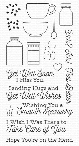 My Favorite Things Stempelset "Feel Better" Clear Stamps