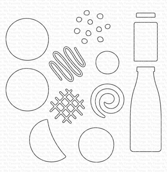 My Favorite Things - Stanzschablone "Milk and Cookies" Die-namics