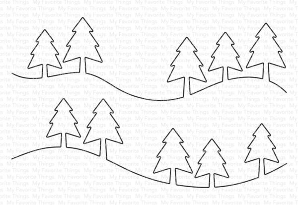 My Favorite Things - Stanzschablone "Tree Lines" Die-namics