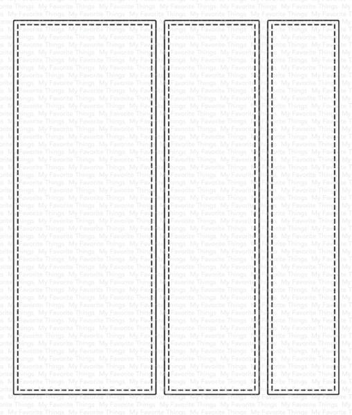 My Favorite Things - Stanzschablone "Vertical Stitched Strips" Die-namics