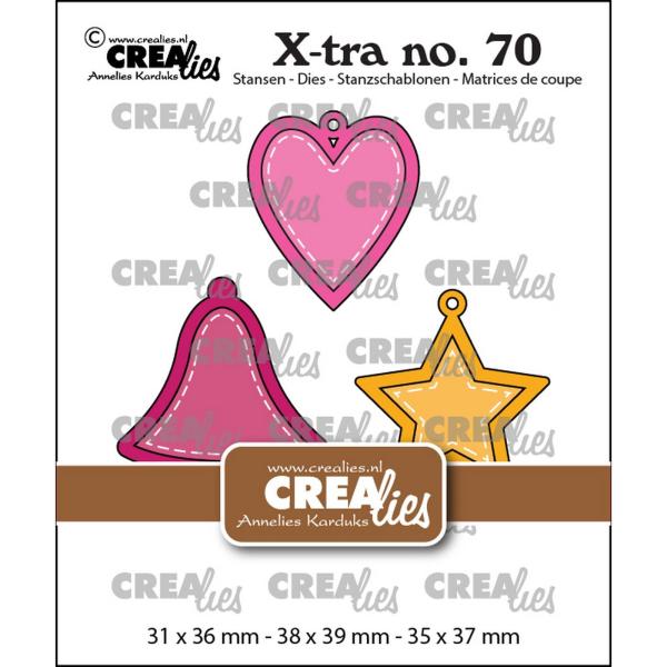 Crealies - Stanzschablone "A Charms Set B" X-tra Dies