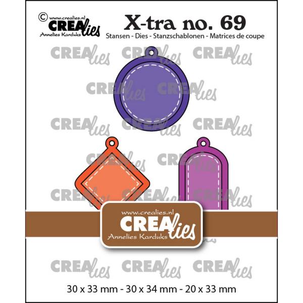 Crealies - Stanzschablone "A Charms Set A" X-tra Dies