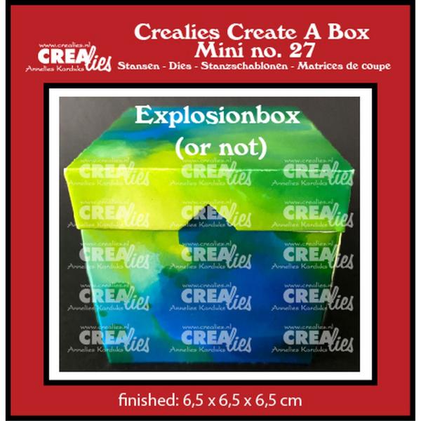 Crealies - Stanzschablone "Explosion (Or Not) Box Mini" Create A Box Mini Dies