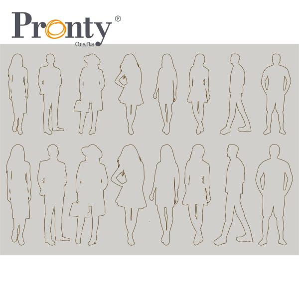 Pronty Crafts "Chipboard Silhouette" Chipboard