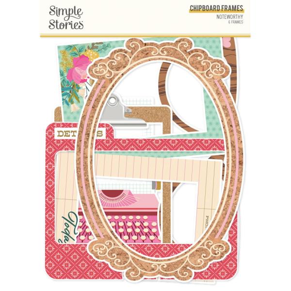 Simple Stories - Chipboard Frames "Noteworthy" 