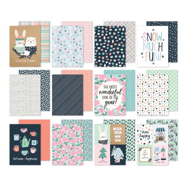 Simple Stories - Designpapier "Winter Wonder" Paper Pack 6x8 Inch - 24 Bogen