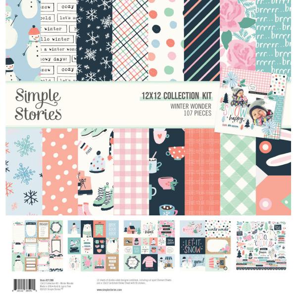 Simple Stories - Collections Kit "Winter Wonder" 12 Bogen Designpapier