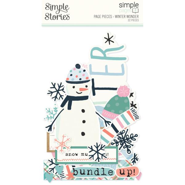 Simple Stories - Collectors Essential Kit "Winter Wonder" 12 Bogen Designpapier