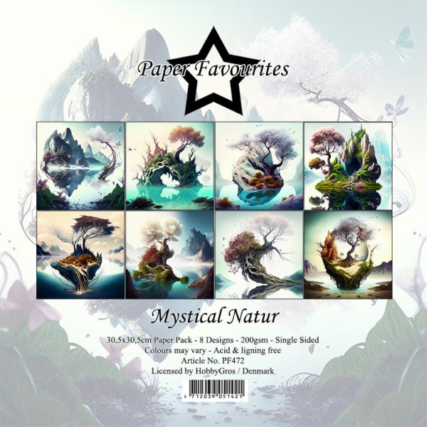 Paper Favourites - Designpapier "Mystical Natur" Paper Pack 12x12 Inch 8 Bogen