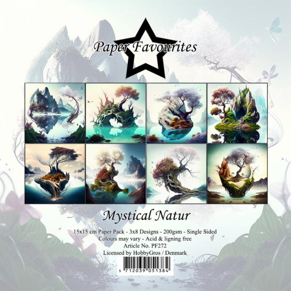 Paper Favourites - Designpapier "Mystical Natur" Paper Pack 6x6 Inch - 24 Bogen