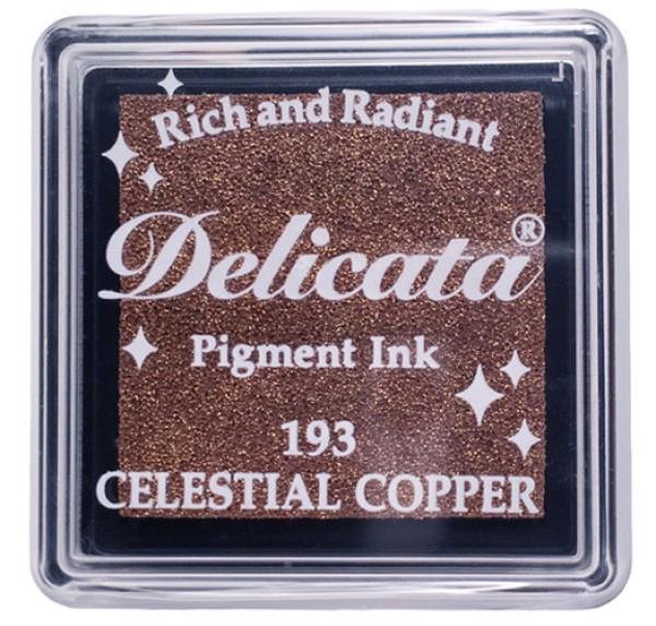 Tsukineko - Delicata Small Ink Pad "Celestial Copper" Metallic Stempelkissen