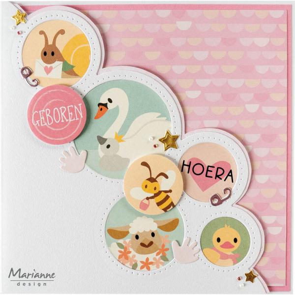 Marianne Design - Präge- und Stanzschablone "Layout Circles" Creatables Dies