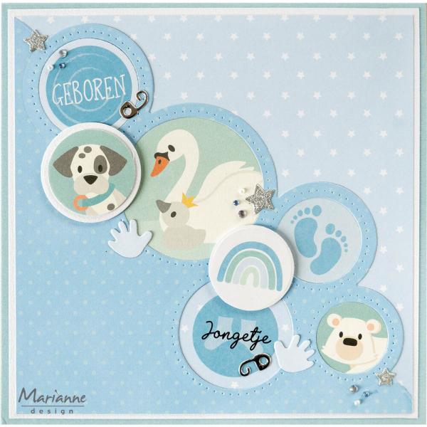 Marianne Design - Präge- und Stanzschablone "Layout Circles" Creatables Dies