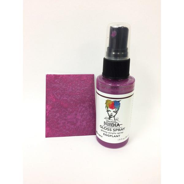 Ranger - Acrylfarbe "Eggplant" Media Gloss Spray 56ml by Dina Wakley