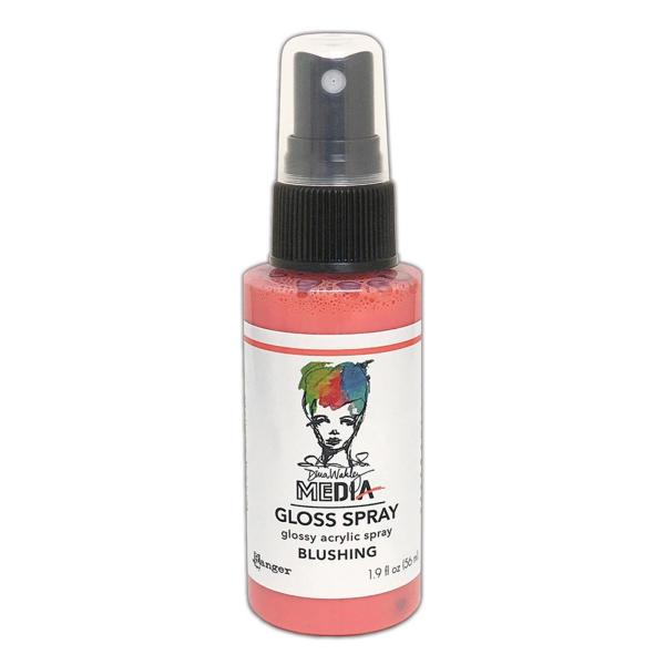 Ranger - Acrylfarbe "Blushing" Media Gloss Spray 56ml by Dina Wakley