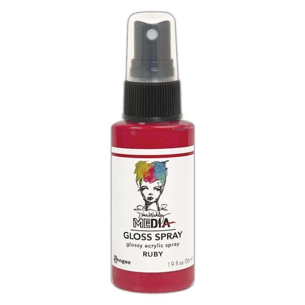 Ranger - Acrylfarbe "Ruby" Media Gloss Spray 56ml by Dina Wakley