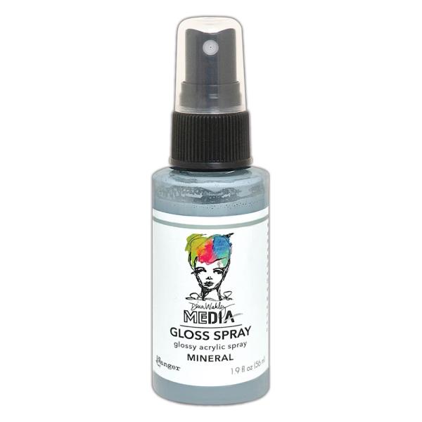 Ranger - Acrylfarbe "mineral" Media Gloss Spray 56ml by Dina Wakley